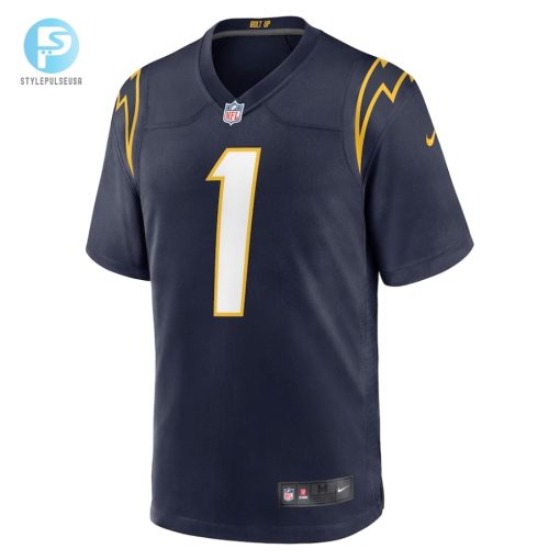 Mens Los Angeles Chargers Quentin Johnston Nike Navy Alternate Game Jersey stylepulseusa 1 1