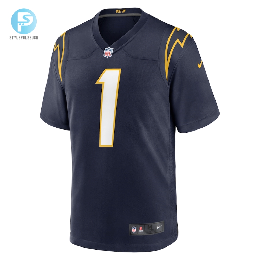 Mens Los Angeles Chargers Quentin Johnston Nike Navy Alternate Game Jersey 