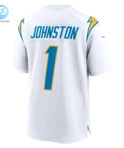 Mens Los Angeles Chargers Quentin Johnston Nike White Away Game Jersey stylepulseusa 1 2