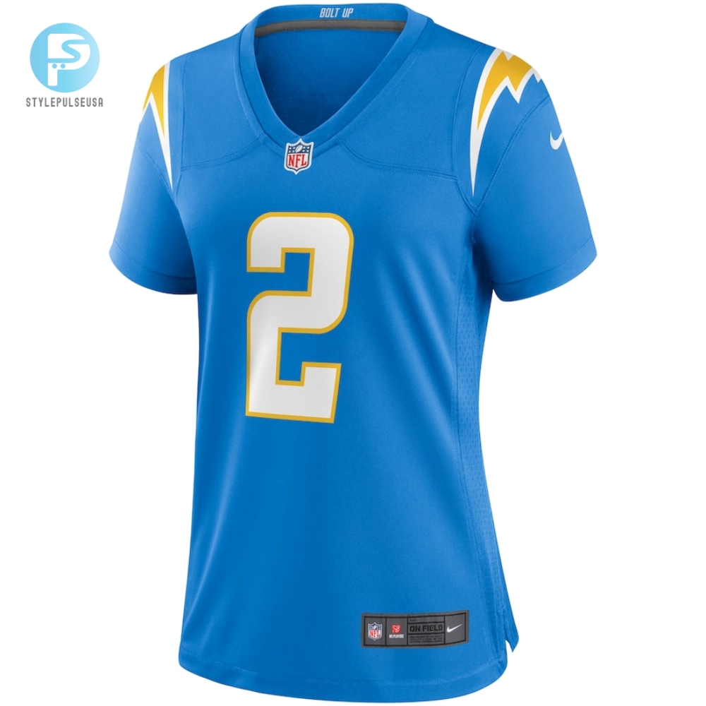 Womens Los Angeles Chargers Easton Stick Nike Powder Blue Game Jersey 