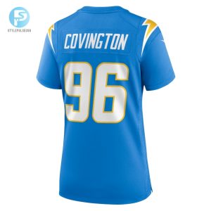 Womens Los Angeles Chargers Christian Covington Nike Powder Blue Team Game Jersey stylepulseusa 1 2