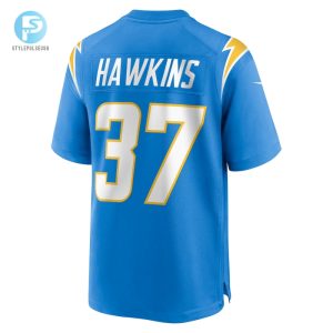 Mens Los Angeles Chargers Jaylinn Hawkins Nike Powder Blue Game Jersey stylepulseusa 1 2