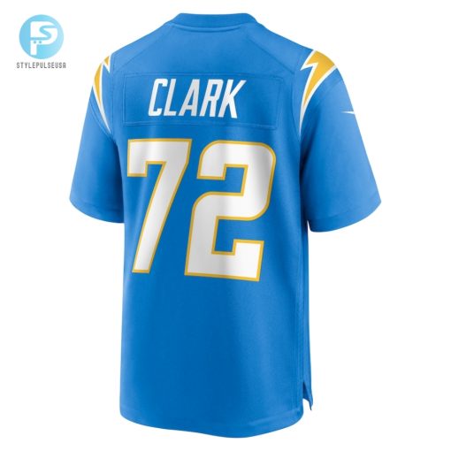 Mens Los Angeles Chargers Jerrod Clark Nike Powder Blue Team Game Jersey stylepulseusa 1 2