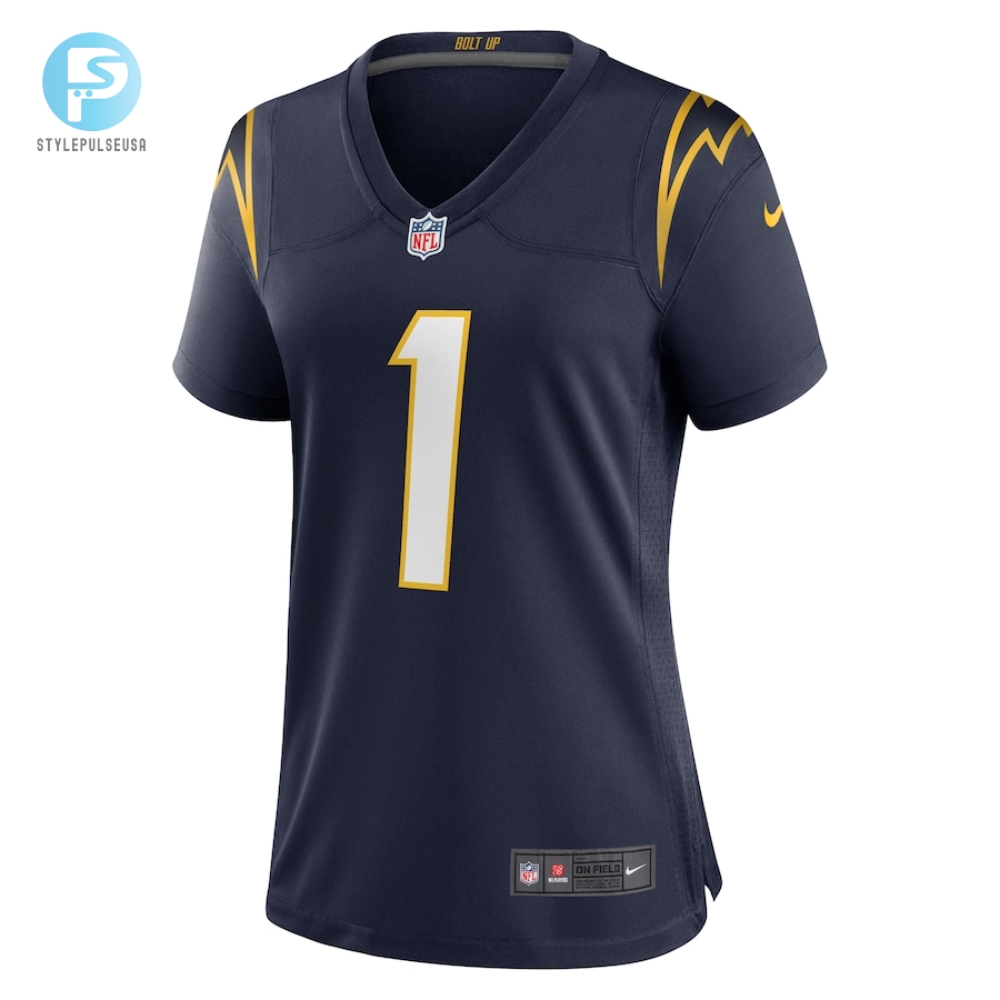 Womens Los Angeles Chargers Quentin Johnston Nike Navy Alternate Game Jersey 