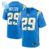 Mens Los Angeles Chargers Chris Wilcox Nike Powder Blue Team Game Jersey stylepulseusa 1