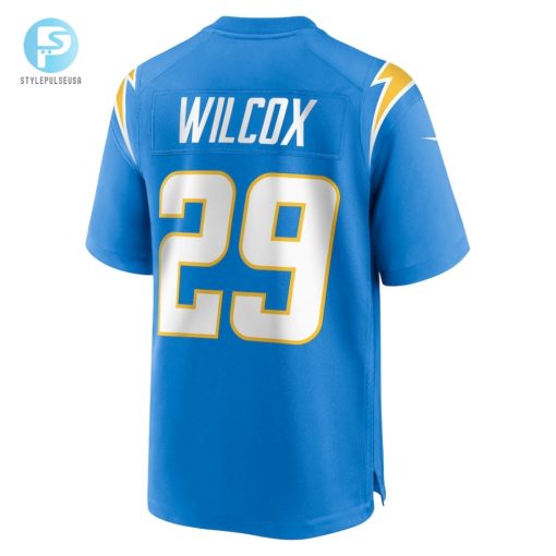 Mens Los Angeles Chargers Chris Wilcox Nike Powder Blue Team Game Jersey stylepulseusa 1 2