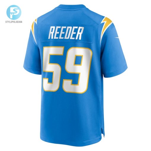 Mens Los Angeles Chargers Troy Reeder Nike Powder Blue Team Game Jersey stylepulseusa 1 2