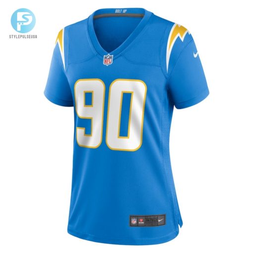 Womens Los Angeles Chargers Brevin Allen Nike Powder Blue Team Game Jersey stylepulseusa 1 1