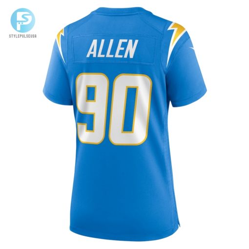 Womens Los Angeles Chargers Brevin Allen Nike Powder Blue Team Game Jersey stylepulseusa 1 2