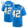 Mens Los Angeles Chargers Elijah Dotson Nike Powder Blue Team Game Jersey stylepulseusa 1