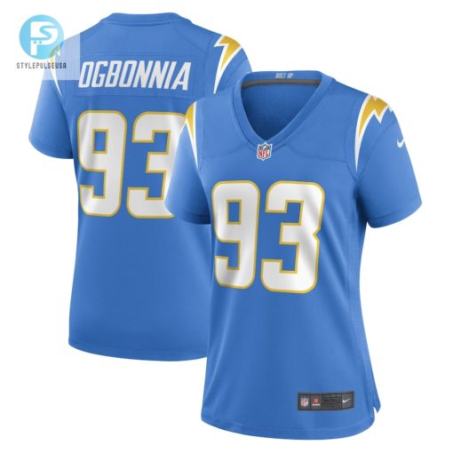 Womens Los Angeles Chargers Otito Ogbonnia Nike Powder Blue Game Player Jersey stylepulseusa 1