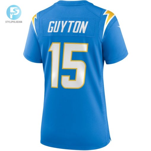 Womens Los Angeles Chargers Jalen Guyton Nike Powder Blue Player Game Jersey stylepulseusa 1 2