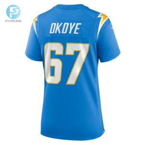 Womens Los Angeles Chargers Cj Okoye Nike Powder Blue Team Game Jersey stylepulseusa 1 2