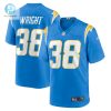 Mens Los Angeles Chargers Milton Wright Nike Powder Blue Game Jersey stylepulseusa 1