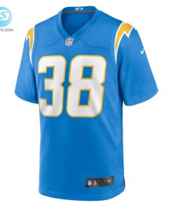 Mens Los Angeles Chargers Milton Wright Nike Powder Blue Game Jersey stylepulseusa 1 1