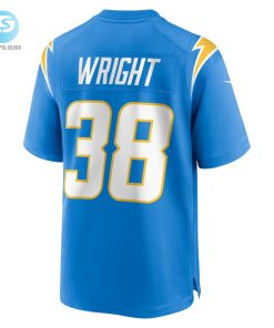 Mens Los Angeles Chargers Milton Wright Nike Powder Blue Game Jersey stylepulseusa 1 2