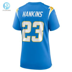 Womens Los Angeles Chargers Matt Hankins Nike Powder Blue Team Game Jersey stylepulseusa 1 2