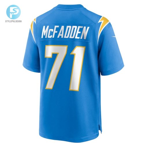Mens Los Angeles Chargers Jordan Mcfadden Nike Powder Blue Team Game Jersey stylepulseusa 1 2