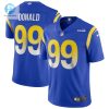 Mens Los Angeles Rams Aaron Donald Nike Royal Vapor Limited Jersey stylepulseusa 1