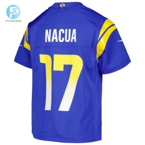 Youth Los Angeles Rams Puka Nacua Nike Royal Game Jersey stylepulseusa 1 2