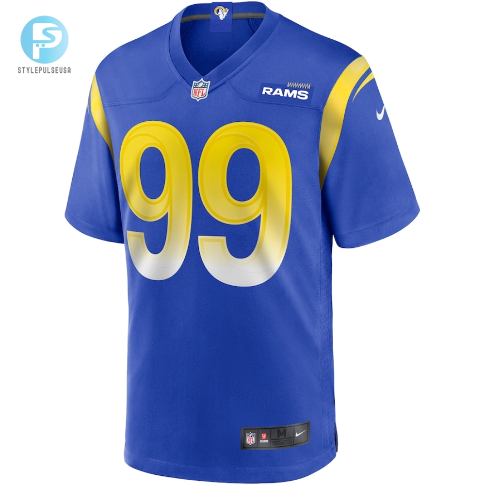 Mens Los Angeles Rams Aaron Donald Nike Royal Game Player Jersey 