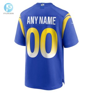 Mens Los Angeles Rams Nike Royal Custom Game Jersey stylepulseusa 1 2