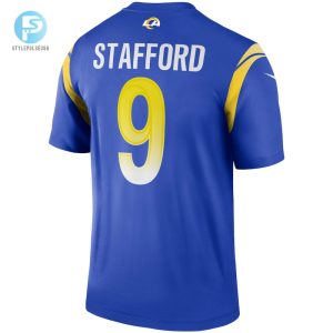 Mens Los Angeles Rams Matthew Stafford Nike Royal Legend Jersey stylepulseusa 1 2