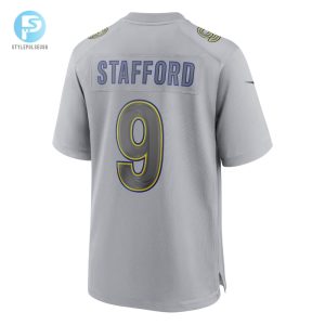 Mens Los Angeles Rams Matthew Stafford Nike Gray Atmosphere Fashion Game Jersey stylepulseusa 1 2