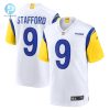 Mens Los Angeles Rams Matthew Stafford Nike White Alternate Game Jersey stylepulseusa 1