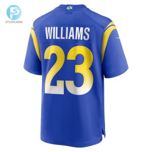 Mens Los Angeles Rams Kyren Williams Nike Royal Game Player Jersey stylepulseusa 1 2