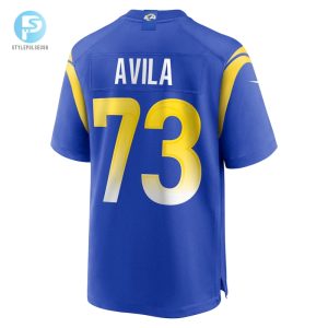 Mens Los Angeles Rams Steve Avila Nike Royal Home Game Jersey stylepulseusa 1 2