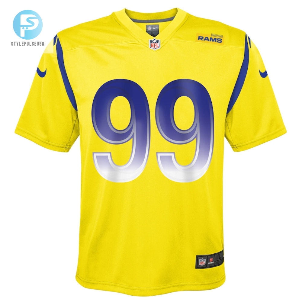 Youth Los Angeles Rams Aaron Donald Nike Gold Inverted Game Jersey 