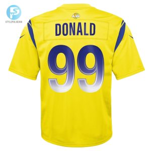 Youth Los Angeles Rams Aaron Donald Nike Gold Inverted Game Jersey stylepulseusa 1 2