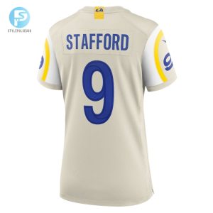 Womens Los Angeles Rams Matthew Stafford Nike Bone Player Game Jersey stylepulseusa 1 2