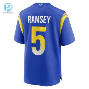 Mens Los Angeles Rams Jalen Ramsey Nike Royal Player Game Jersey stylepulseusa 1 2