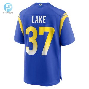 Mens Los Angeles Rams Quentin Lake Nike Royal Game Player Jersey stylepulseusa 1 2