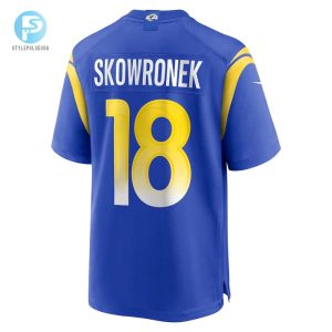 Mens Los Angeles Rams Ben Skowronek Nike Royal Game Jersey stylepulseusa 1 2