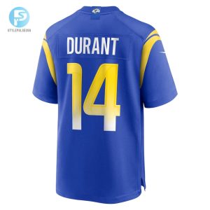 Mens Los Angeles Rams Cobie Durant Nike Royal Game Player Jersey stylepulseusa 1 2