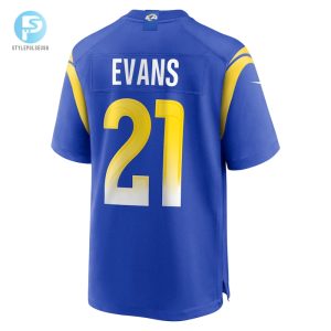 Mens Los Angeles Rams Zach Evans Nike Royal Home Game Jersey stylepulseusa 1 2