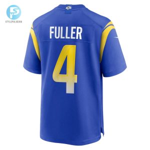 Mens Los Angeles Rams Jordan Fuller Nike Royal Game Player Jersey stylepulseusa 1 2