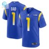 Mens Los Angeles Rams Number 1 Dad Nike Royal Game Jersey stylepulseusa 1