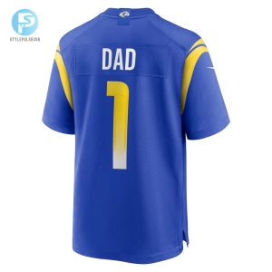 Mens Los Angeles Rams Number 1 Dad Nike Royal Game Jersey stylepulseusa 1 2