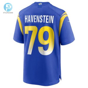 Mens Los Angeles Rams Rob Havenstein Nike Royal Game Jersey stylepulseusa 1 2