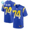 Mens Los Angeles Rams Merlin Olsen Nike Royal Game Retired Player Jersey stylepulseusa 1