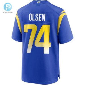 Mens Los Angeles Rams Merlin Olsen Nike Royal Game Retired Player Jersey stylepulseusa 1 2