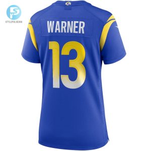 Womens Los Angeles Rams Kurt Warner Nike Royal Game Retired Player Jersey stylepulseusa 1 2