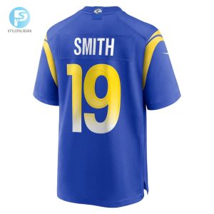 Mens Los Angeles Rams Xavier Smith Nike Royal Home Game Jersey stylepulseusa 1 2