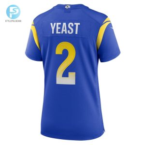 Womens Los Angeles Rams Russ Yeast Nike Royal Home Game Jersey stylepulseusa 1 2