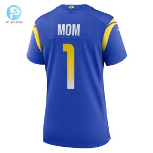 Womens Los Angeles Rams Number 1 Mom Nike Royal Game Jersey stylepulseusa 1 2