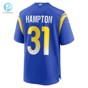 Mens Los Angeles Rams Nick Hampton Nike Royal Home Game Jersey stylepulseusa 1 2